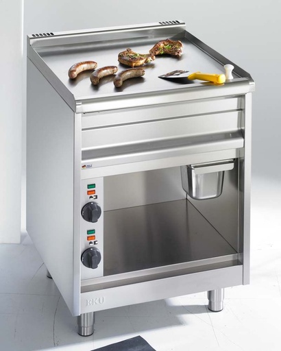 [EKU-650-GRE-80] Duplex-Elektro-Griddleplatten 650-GRE-80