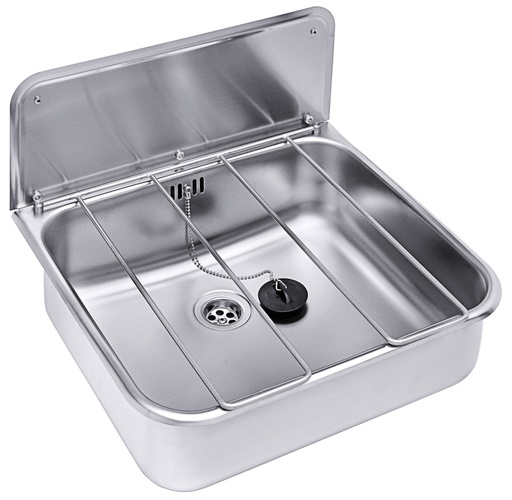 [CTO-5000/490] Handwaschbecken 46x 41cm aus Edelstahl 18/10 