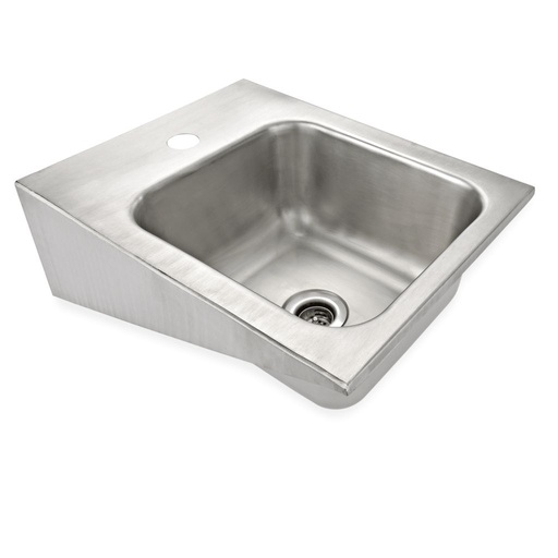 [WAS-1975000] Handwaschbecken zur Wandmontage 42x 35x 16,5cm aus Chromnickelstahl