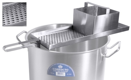 [CTO-1091/460] Spätzle-/ Knöpflehobel Contacto für kurze Knöpfle aus Edelstahl 