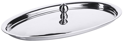 [CTO-6890/180] Knopfdeckel Contacto oval zur Serie 6806,6808 aus Edelstahl hochglänzend