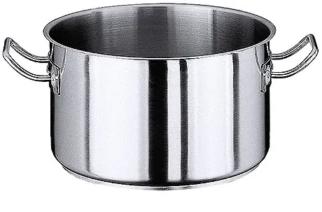 [CTO-2107/160] Kochtöpfe aus Edelstahl niedrig matt poliert