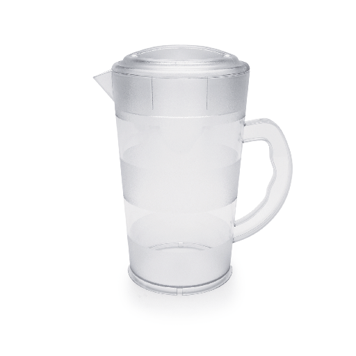 [WAS-8531190] Krug WAS Germany 1,9L mit Deckel aus Polycarbonat