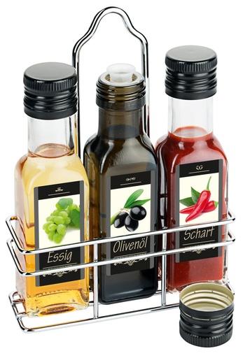Menagen Contacto 3-teilig Essig/Öl, Sauce
