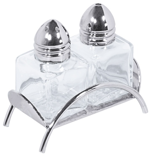 [CTO-1429/222] Mini-Streuer "Würfel"/ Menage Salz/Pfeffer
