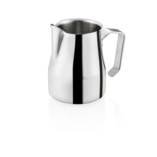 Milchkännchen bauchig aus Chromnickelstahl