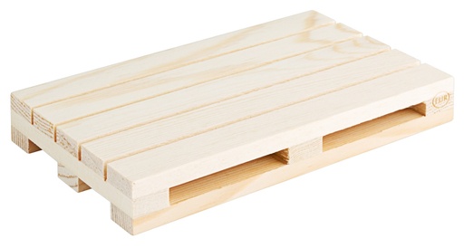 [CTO-3898/150] Mini-Holzpalette Contacto aus unbehandeltem Holz