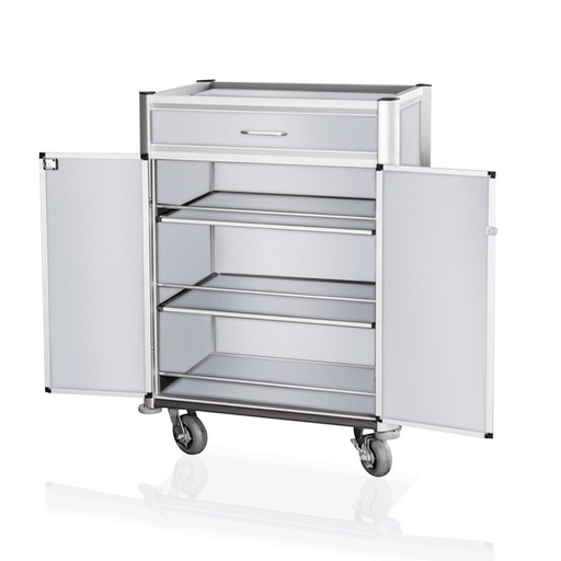 [WAS-4448001] Minibar Servicetrolley, Alu-Optik (hell)