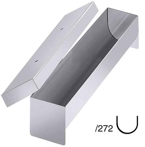 [CTO-887/272] Pastetenform halbrund Contacto (Dachrinne) 27,5x 5cm