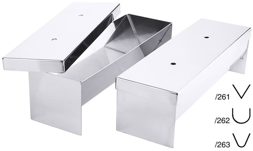 [CTO-882/261] Pastetenformen aus Edelstahl hochglänzend