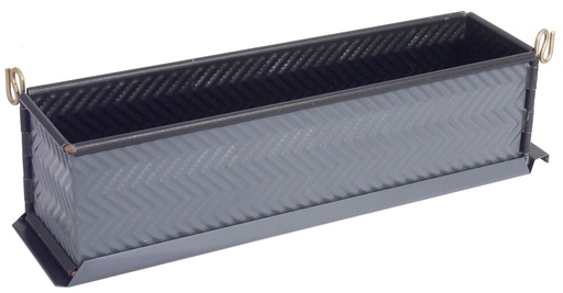 [CTO-6362/300] Pastetenform, geriffelt mit Antihaftbeschichtung 30x7x8cm