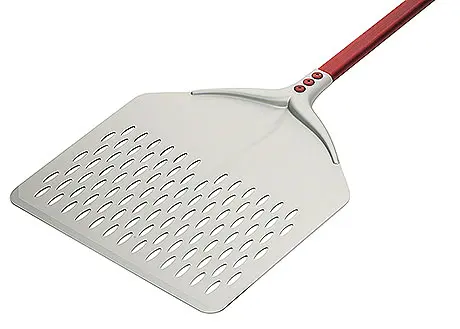 [CTO-1739/321] Pizzaschaufel Contacto gelocht 33x 33cm aus eloxiertem Aluminium