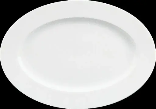 Servierplatten FINE DINING oval, mit Fahne