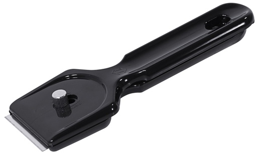 [CTO-5899/045] Glasfeld-Schaber aus Kunststoff, mit beweglichem Schutzschieber