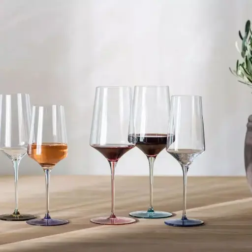 [SZW-123410] Rotweingläser farbig 638ml INK- handmade Zwiesel Glas