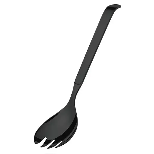[AMF-1319ATB000249] Salatgabel BUFFET, schwarz und groß Amefa