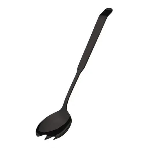 [AMF-1319ATB000252] Salatgabel BUFFET, schwarz und klein Amefa