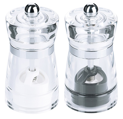 [CTO-6795/100] Salz-/Pfeffermühlen - Set Contacto aus Acrylglas