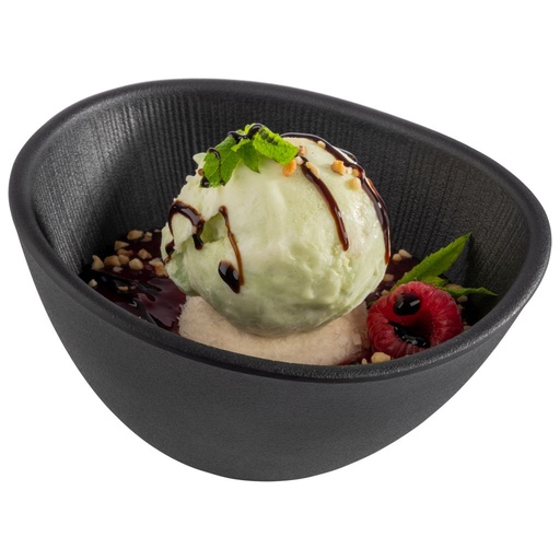 Schalen 'Nero', dreieckig