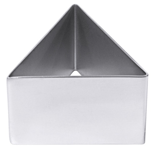 [CTO-681/060] Schaumspeisenform, dreieckig aus Edelstahl fugenlos