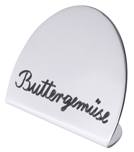 [CTO-7230/100] Buffet-Schild aus Edelstahl 18/10