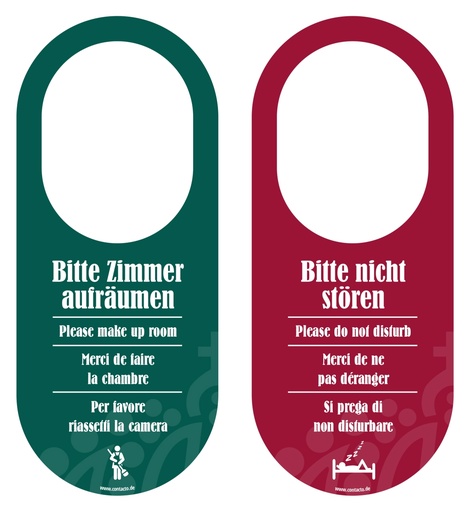 [CTO-7662/002] Türschild Contacto "Bitte nicht stören !"
