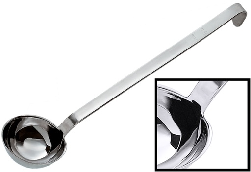 [CTO-80/050] Schöpfkellen fugenlos mit Schüttrand aus Edelstahl