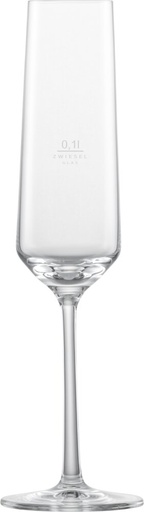 [SZW-112747] Sektgläser PURE mit Füllstrich 0,1l mit Moussierpunkt Zwiesel Glas