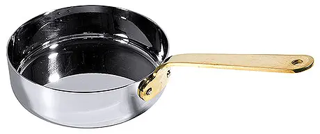 [CTO-3392/120] Bratpfanne Contacto MINI aus Edelstahl ∅ innen 12cm