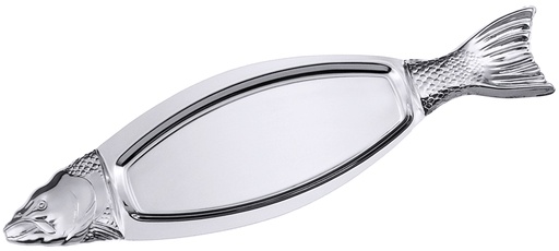 [CTO-3801/940] Fischplatte oval 50x26,5cm aus Edelstahl