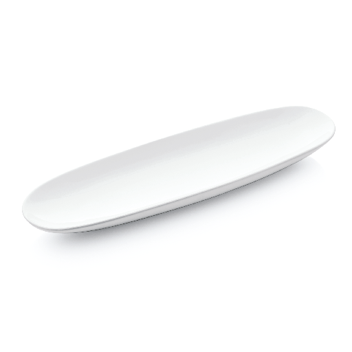 [WAS-4939400] Servierplatte oval 36x 9,5cm aus Porzellan