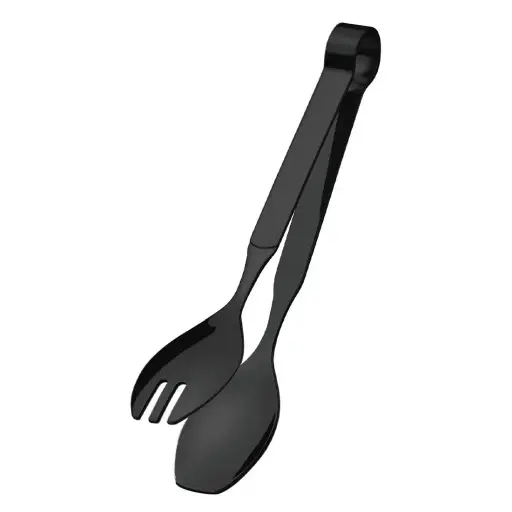 [AMF-1319ATB000258] Servierzangen BUFFET, schwarz Amefa