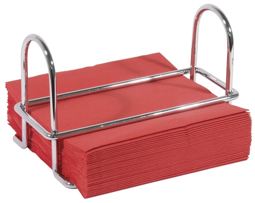 [CTO-2283/330] Serviettenhalter 20x 11,5cm aus verchromten Stahldraht