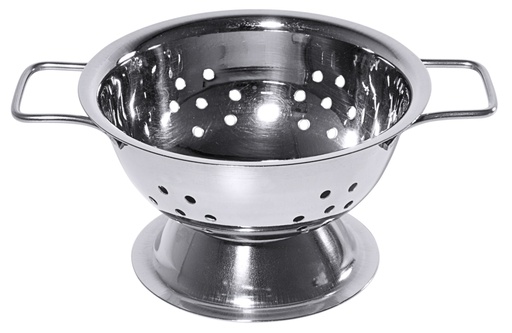 [CTO-1174/085] Mini-Seiher ∅ 8,5cm aus Edelstahl, hochglänzend poliert