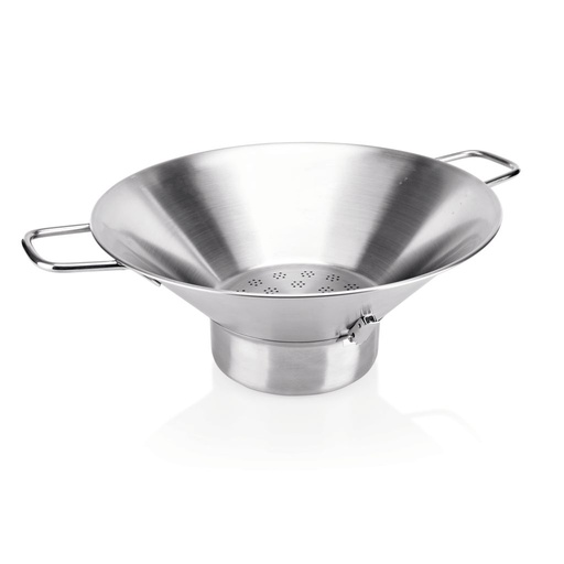 [WAS-2007400] Sieb/Seiher mit Abtropfschale Ø 40cm aus Chromnickelstahl