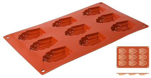 [CTO-6637/069] Backmatten MADELEINE aus reinem flexiblen Silikon