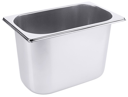 [CTO-7130/170] Speiseeisbehälter 4,7L aus Edelstahl für Eisvitrinen etc.