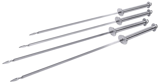 [CTO-455/450] Grillspieße 4 Stck. aus Edelstahl 18/10