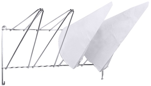 [CTO-670/500] Spritzbeutel - Halter Contacto zur Wandmontage für max. 4 Spritzbeutel 50x26cm