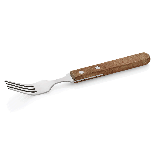 [WAS-519001] Steakgabel WAS Germany 20cm mit Holzgriff