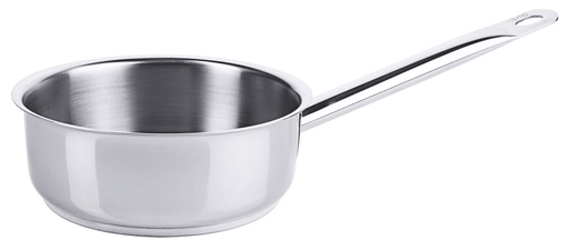 [CTO-2010/160] Stielkasserollen aus Edelstahl extra niedrig