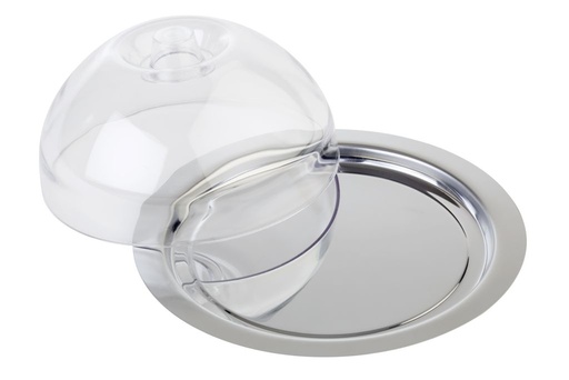 [APS-13622] Tablett 'Finesse' rund ø 22 cm mit Haube