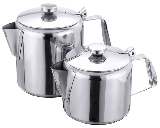 [CTO-504/035] Teekannen aus Edelstahl 18/10 mit Ausgusssieb