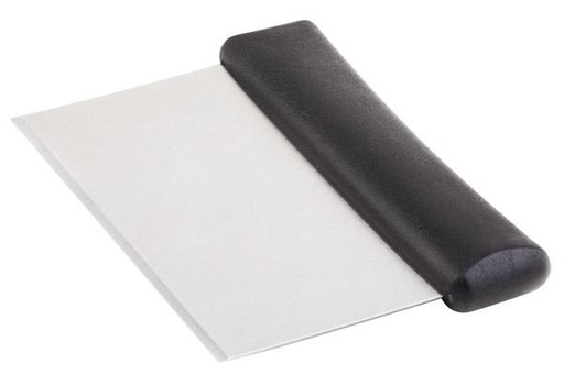 [APS-88930] Teigschaber/Abstecher mit Edelstahl Klinge und rutschfestem Griff 15,5cm x 8cm
