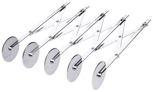 Teigschneider 'Ruck Zuck' mit glatten Rädchen