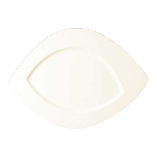 [RAK-SPEY19] Teller ALLSPICE 'Vanilla' flach, oval RAK Porzellan