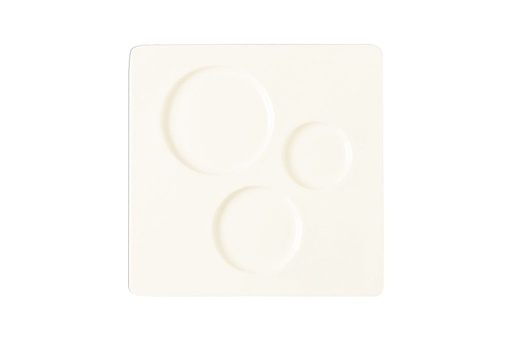 [RAK-SPCH30] Teller ALLSPICE  Chives flach, quadratisch RAK Porzellan
