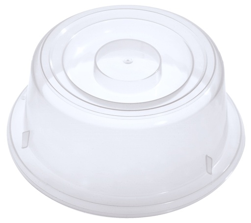 [CTO-6443/190] Tellercloche Contacto hoch transparent-weiß aus Polypropylen
