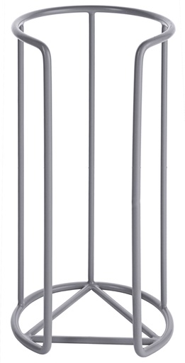 [CTO-2516/013] Tellerhalter aus hellgrauem kunststoffummanteltem Stahldraht