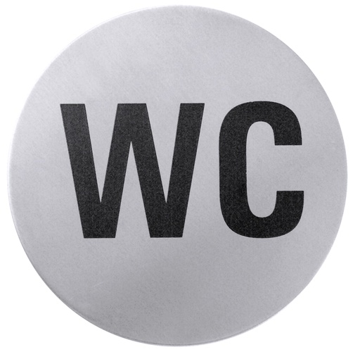 Toiletten-Türsymbole mit selbstklebender Rückseite